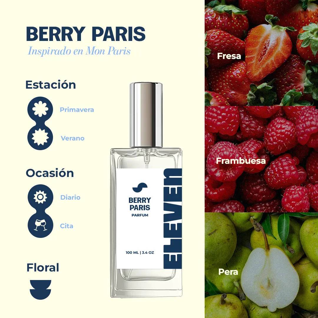 Berry Paris • Inspirado en Mon Paris de YSL ELEVEN