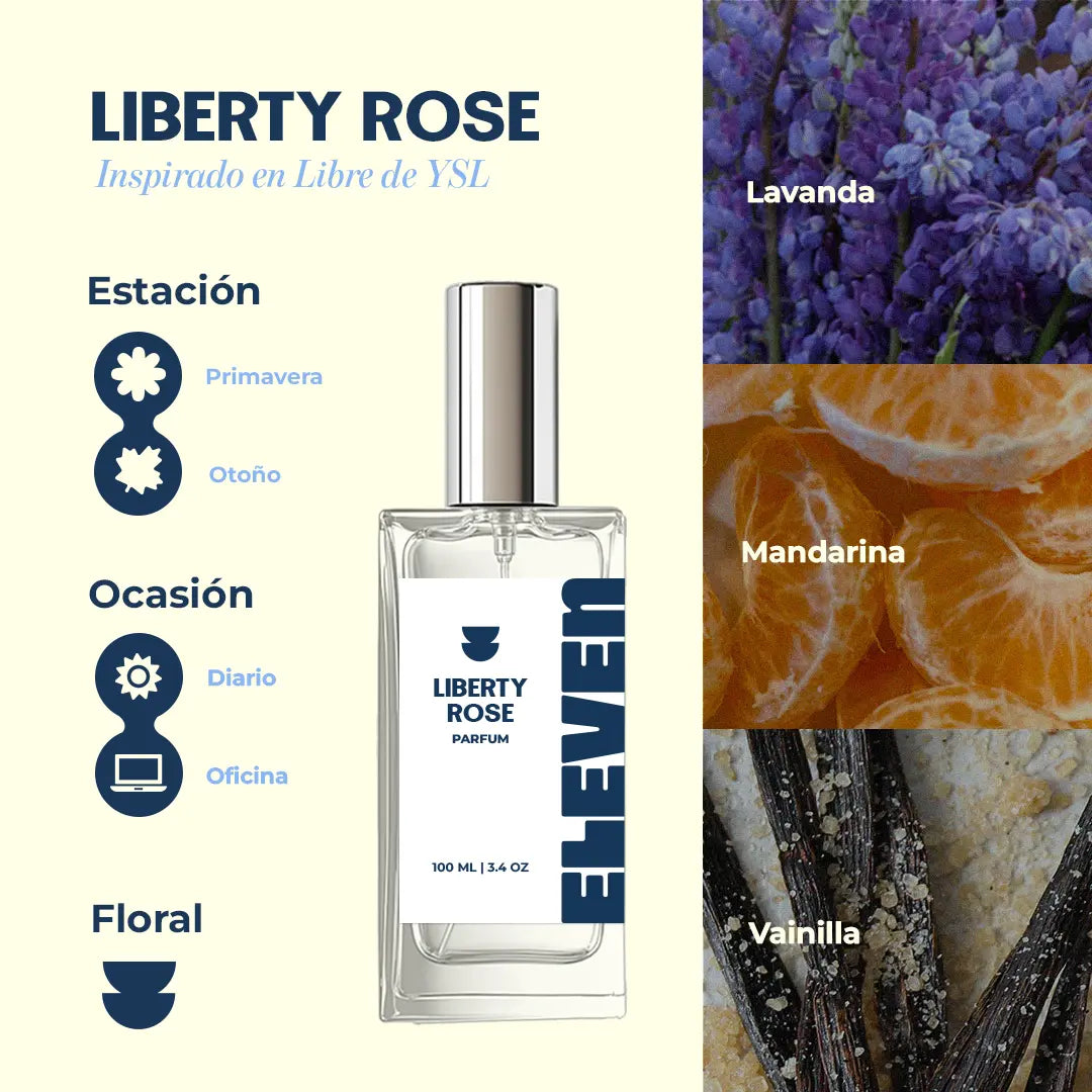 Liberty Rose • Inspirado en Libre YSL ELEVEN