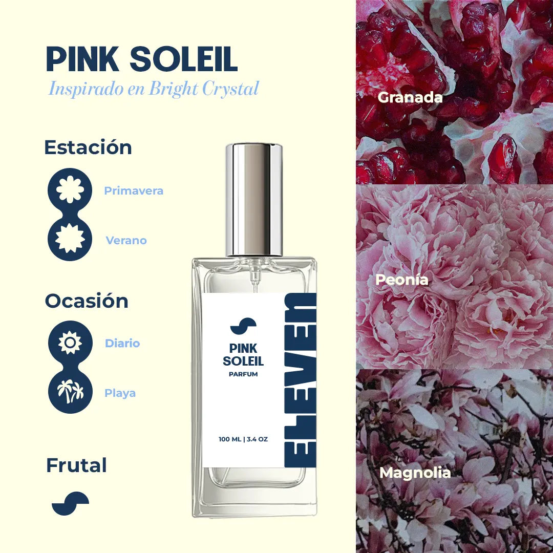 Pink Soleil • Inspirado en Bright Crystal de Versace ELEVEN