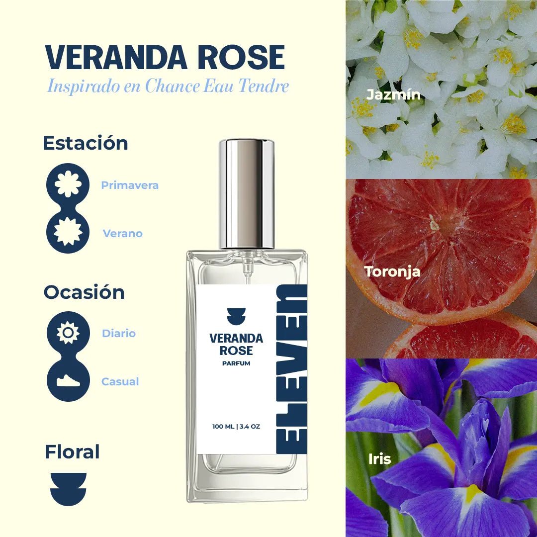 Veranda Rose • Inspirado en Chance Eau Tendre de Chanel ELEVEN