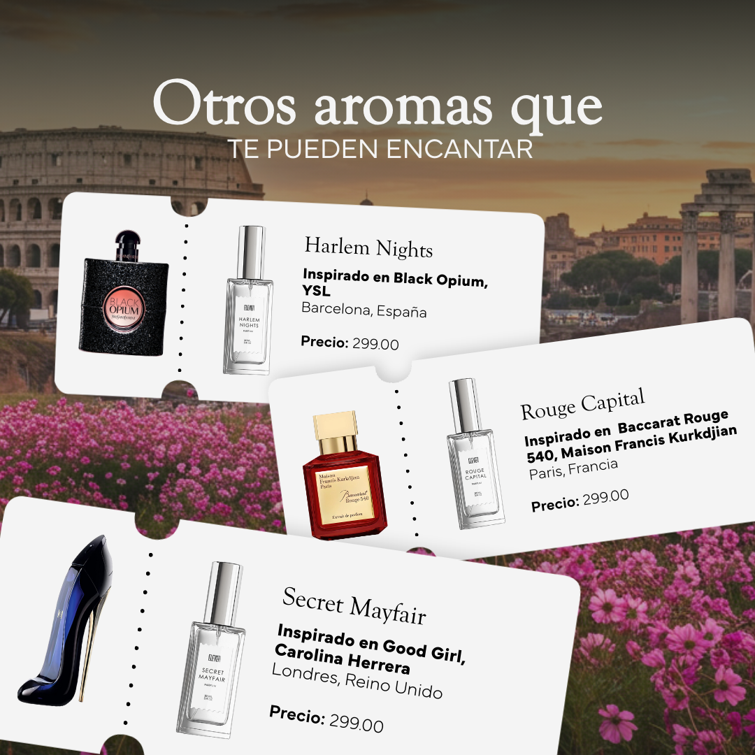 Roman Obsession • Inspirado en Donna Born in Roma de Valentino